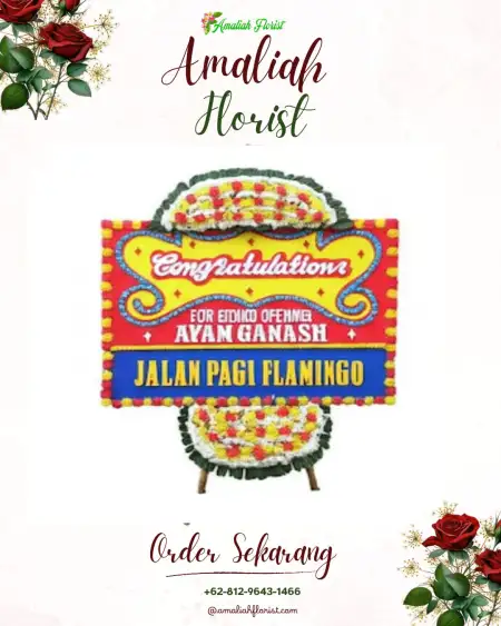 Sewa Papan Bunga Dengkol